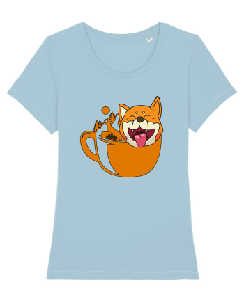 Tricou dristractiv de drumetie si nu numai Sky Blue
