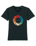 INSPIRE Tricou mânecă scurtă guler V Bărbat Presenter