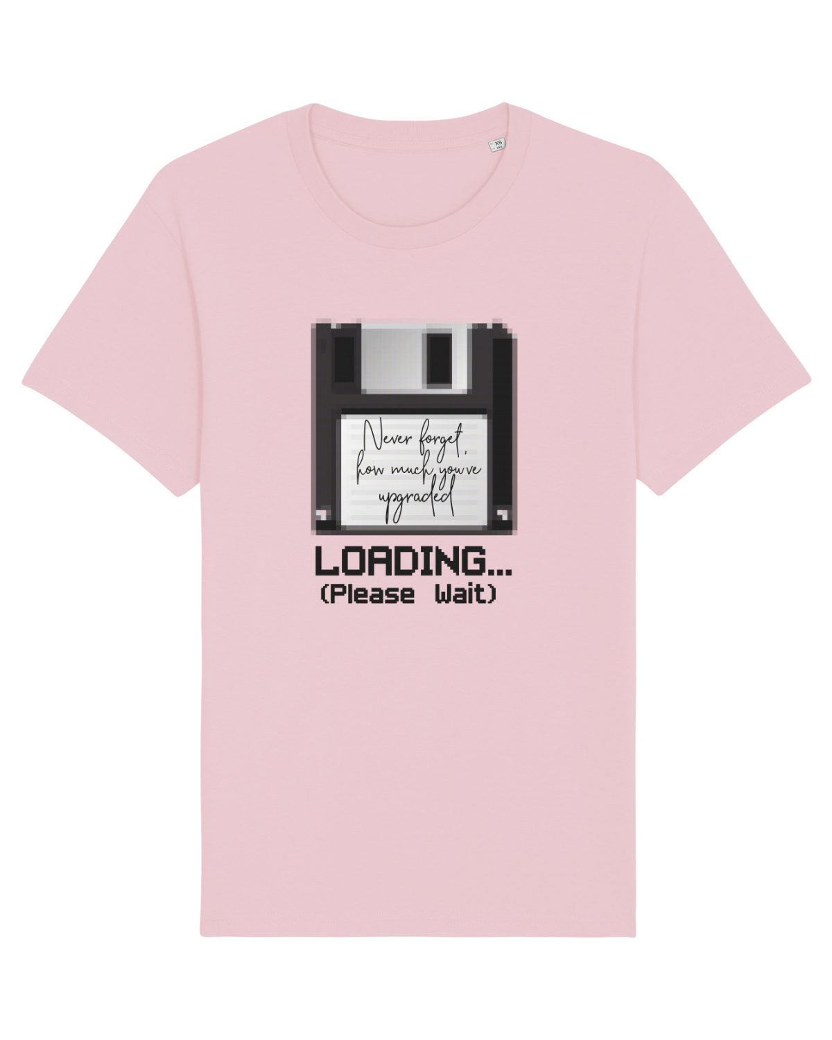 Tricou mânecă scurtă Unisex Rocker Cotton Pink