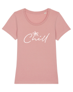 Chill Tricou mânecă scurtă guler larg fitted Damă Expresser
