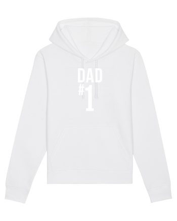 Number 1 Dad White