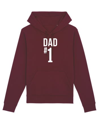 Number 1 Dad Burgundy