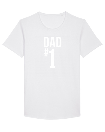 Number 1 Dad White