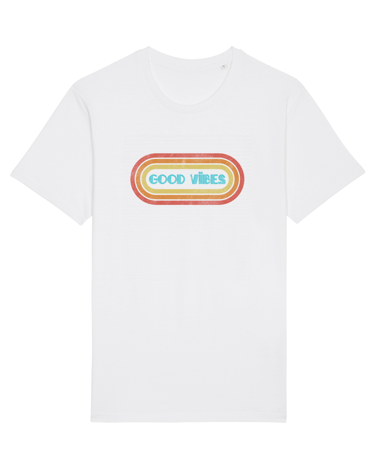 Tricou mânecă scurtă Unisex Rocker White