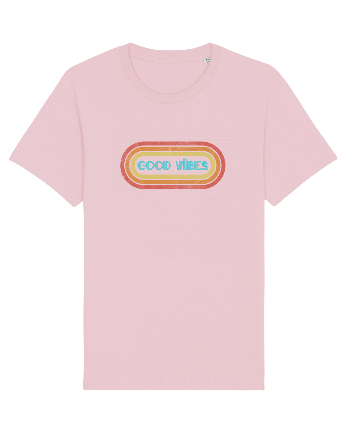 Tricou mânecă scurtă Unisex Rocker Cotton Pink
