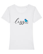 Less is More Tricou mânecă scurtă guler larg fitted Damă Expresser