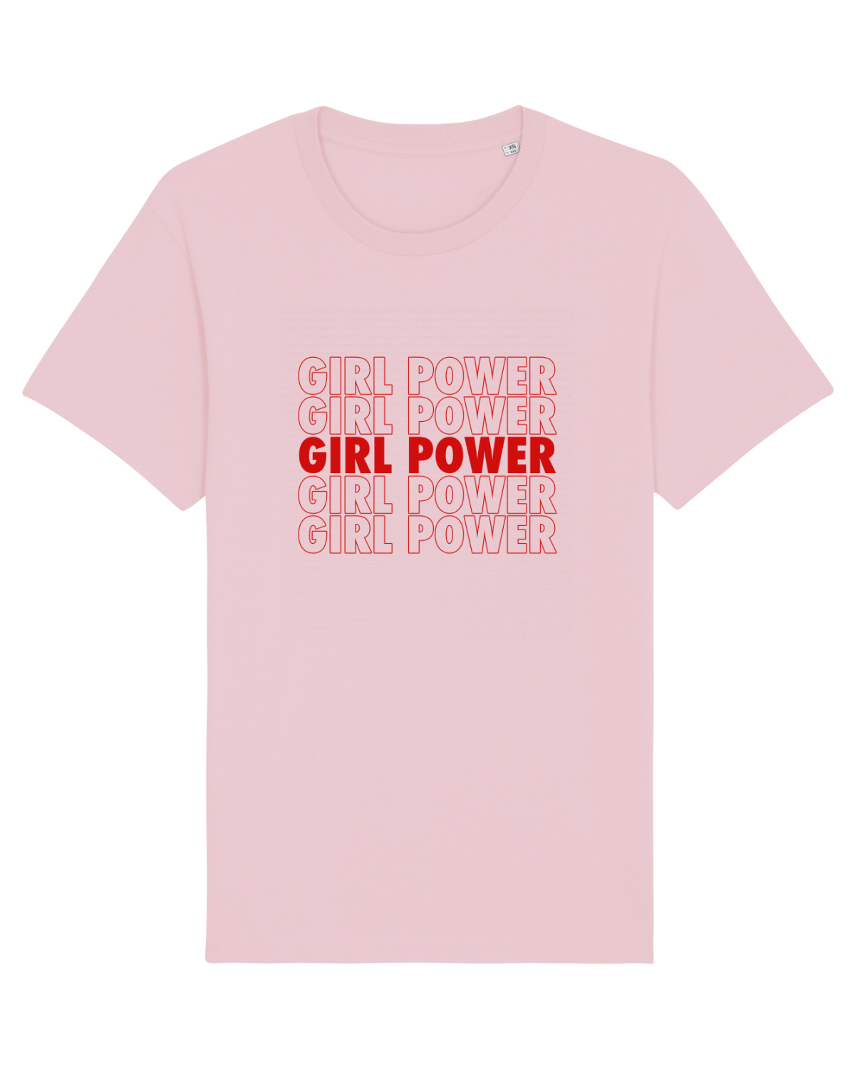 Tricou mânecă scurtă Unisex Rocker Cotton Pink