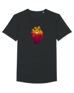 Heart Tricou mânecă scurtă guler larg Bărbat Skater