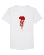 Meduza Tricou mânecă scurtă guler larg Bărbat Skater