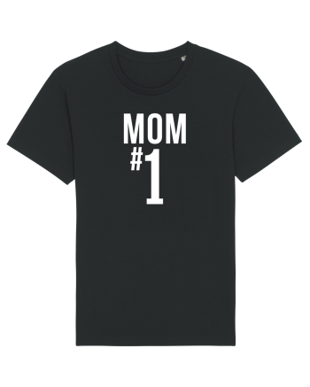 Number 1 mom Black