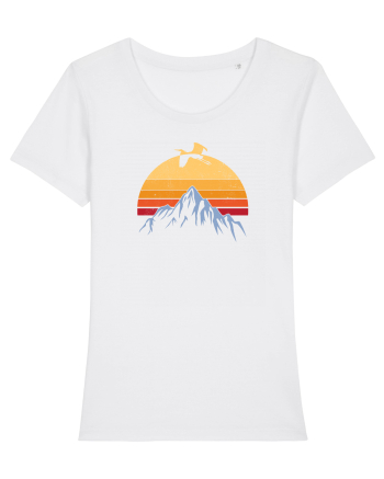 Vintage Mountain View. White