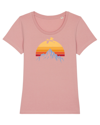 Vintage Mountain View. Canyon Pink
