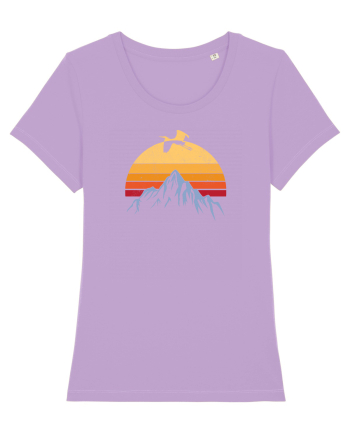 Vintage Mountain View. Lavender Dawn