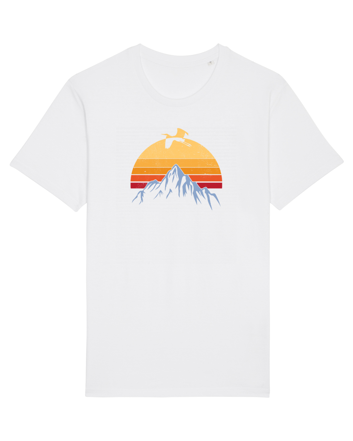 Tricou mânecă scurtă Unisex Rocker White