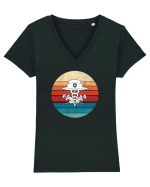 Medicine Tricou mânecă scurtă guler V Damă Evoker