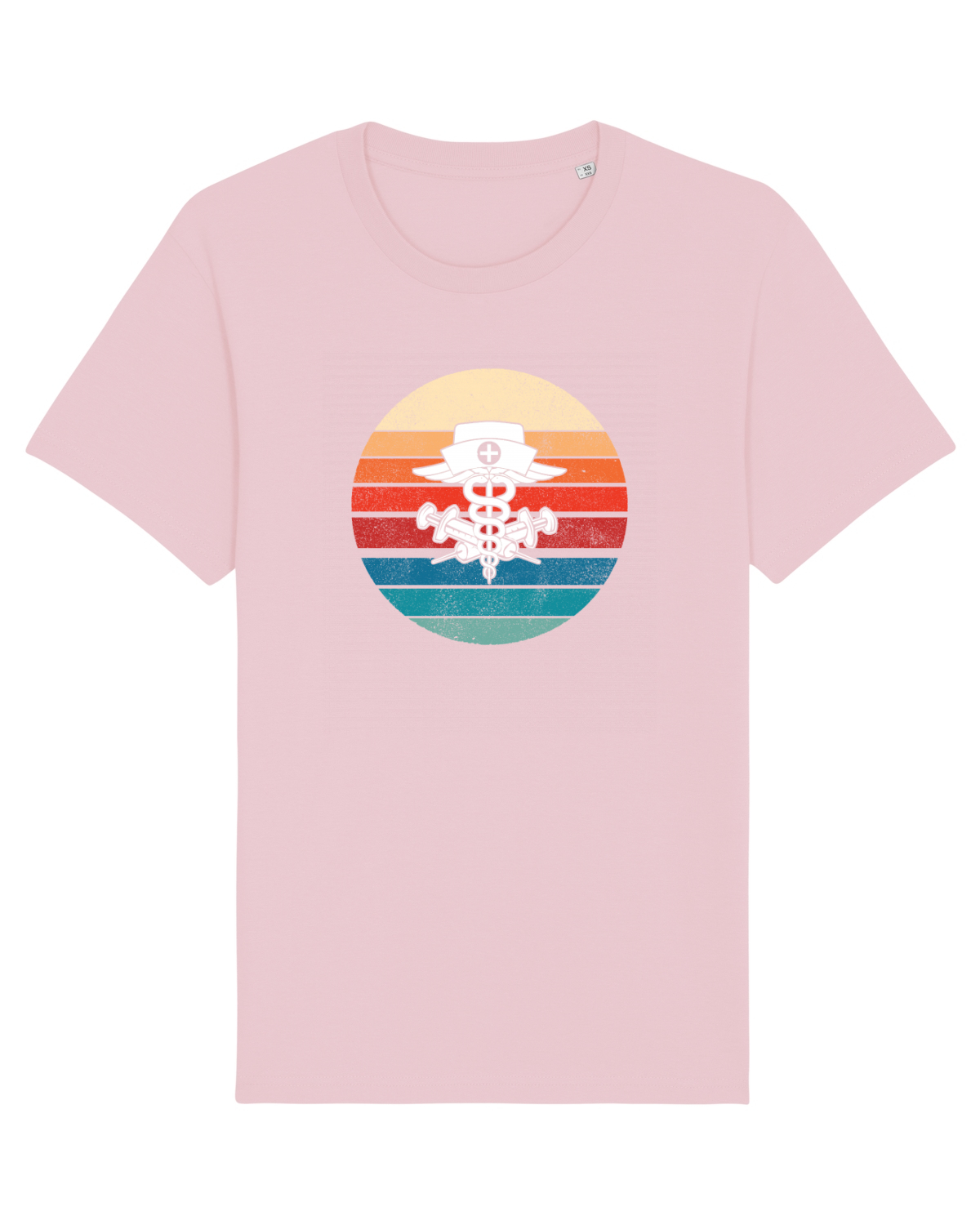 Tricou mânecă scurtă Unisex Rocker Cotton Pink