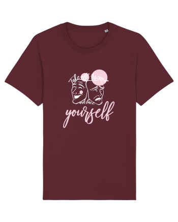 Take Off The Mask Burgundy