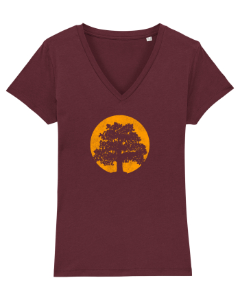Oak  Burgundy