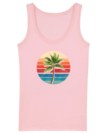 Palm Tree Vintage Cotton Pink