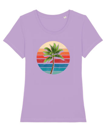 Palm Tree Vintage Lavender Dawn
