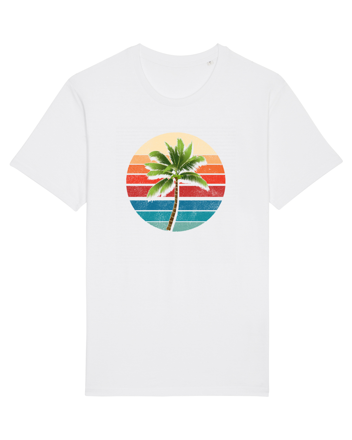 Tricou mânecă scurtă Unisex Rocker White