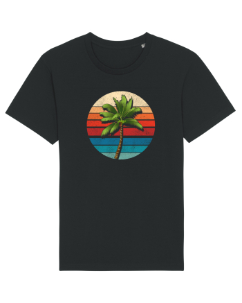 Palm Tree Vintage Black