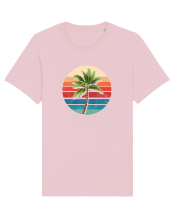 Palm Tree Vintage Cotton Pink