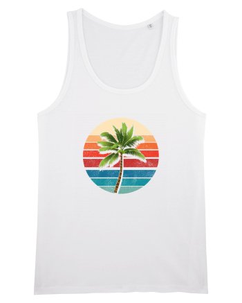Palm Tree Vintage White