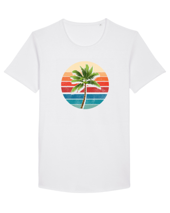 Palm Tree Vintage White