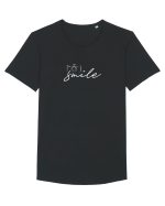 Smile Tricou mânecă scurtă guler larg Bărbat Skater