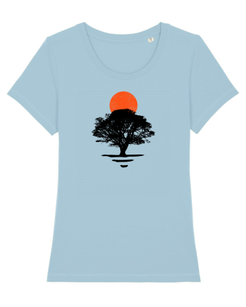 Tree of life. Sky Blue