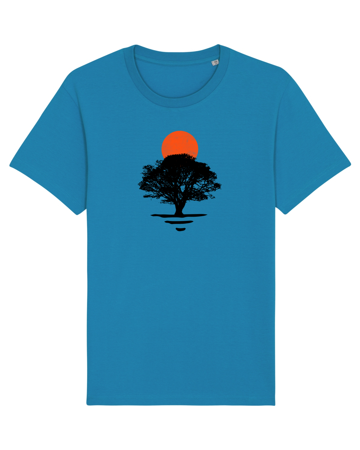 Tricou mânecă scurtă Unisex Rocker Azur
