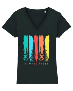 Summer Vibes Tricou mânecă scurtă guler V Damă Evoker