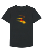 Comet over Sun Tricou mânecă scurtă guler larg Bărbat Skater