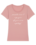People cant use you Tricou mânecă scurtă guler larg fitted Damă Expresser
