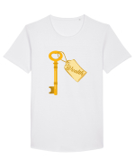 Wealth Tricou mânecă scurtă guler larg Bărbat Skater