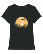 OZN Tricou mânecă scurtă guler larg fitted Damă Expresser