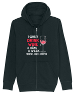 Drink Wine Hanorac cu fermoar Unisex Connector