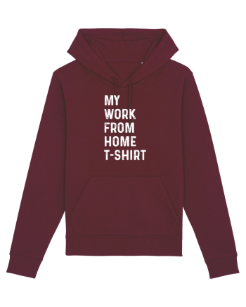 Work from home shirt Burgundy