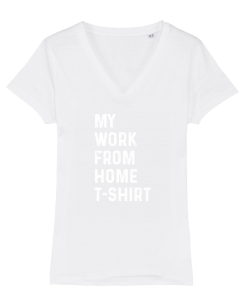 Work from home shirt White