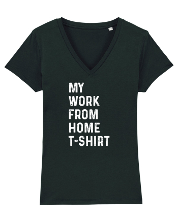 Work from home shirt Black