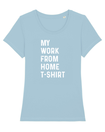 Work from home shirt Sky Blue