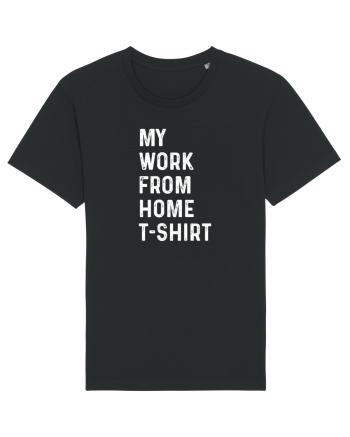 Work from home shirt Black