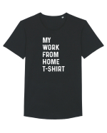 Work from home shirt Tricou mânecă scurtă guler larg Bărbat Skater