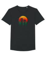 Aliens Tricou mânecă scurtă guler larg Bărbat Skater