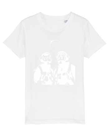 Cat and Dog  Astronauts White