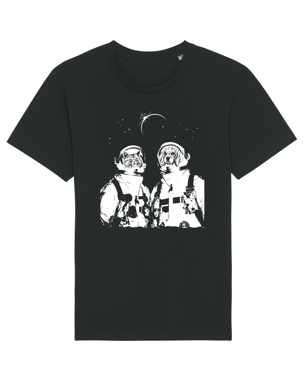 Tricou mânecă scurtă Unisex Rocker Black