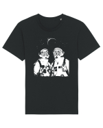 Cat and Dog  Astronauts Tricou mânecă scurtă Unisex Rocker