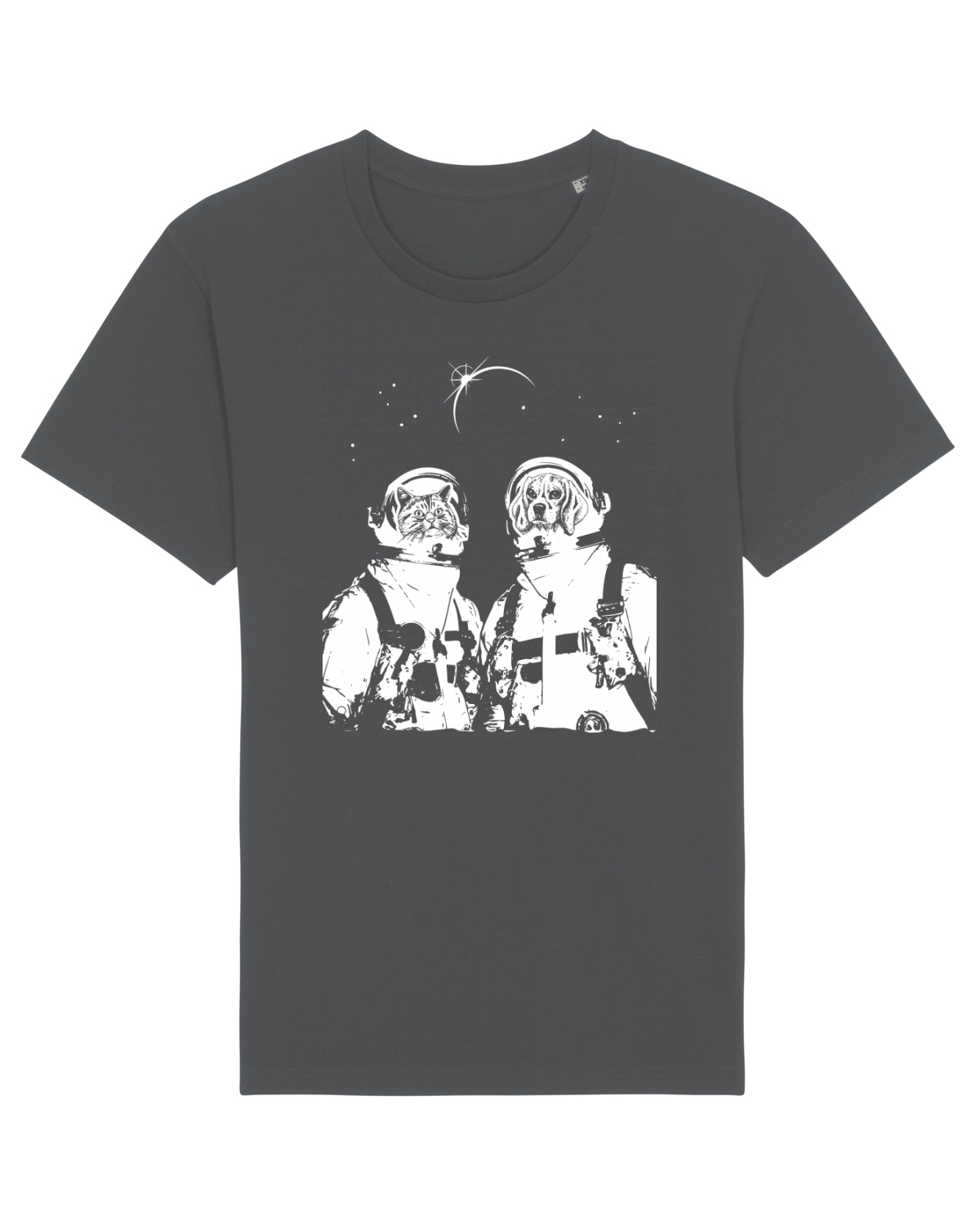 Tricou mânecă scurtă Unisex Rocker Anthracite