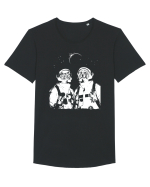 Cat and Dog  Astronauts Tricou mânecă scurtă guler larg Bărbat Skater